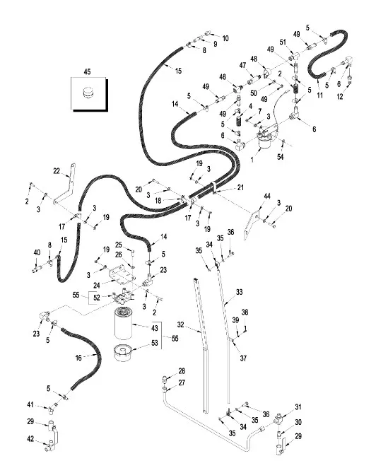 87543002 - фильтр в сборе
