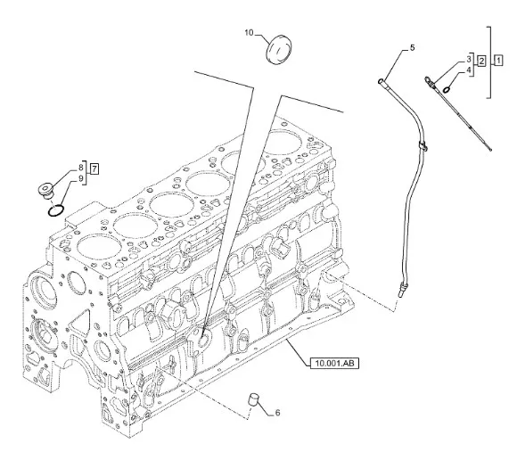 504051897 - Щуп уровня масла