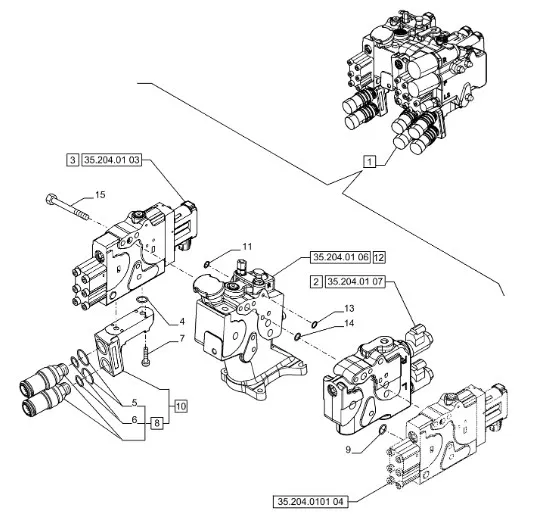 87555868 - клапан распределительный